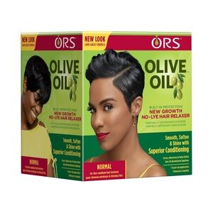 (Pack of Two) Olive Oil Hair Relaxer Kit - Black